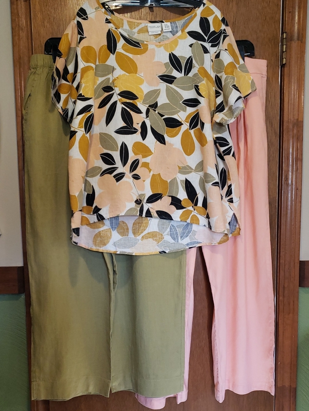 3 Piece Linen Outfit. Rachel Zoe, Tahari And INC. Size (XL/16/2X)